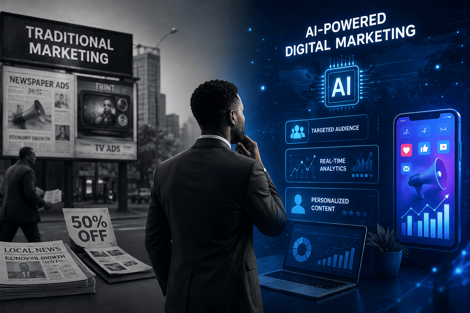 Why Traditional Marketing Is Losing to AI-Powered Digital Marketing in 2026?